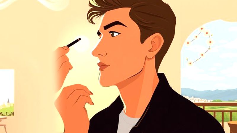 Un hombre elegante define su mirada parisina