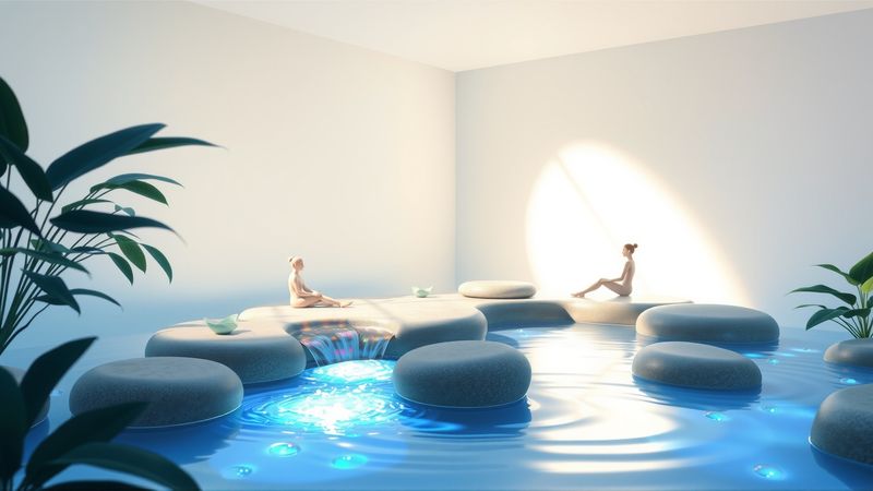 Un ambiente sereno y revitalizante emerge
