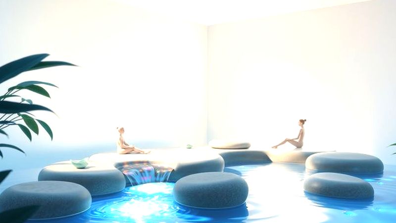 Un ambiente sereno y revitalizante emerge