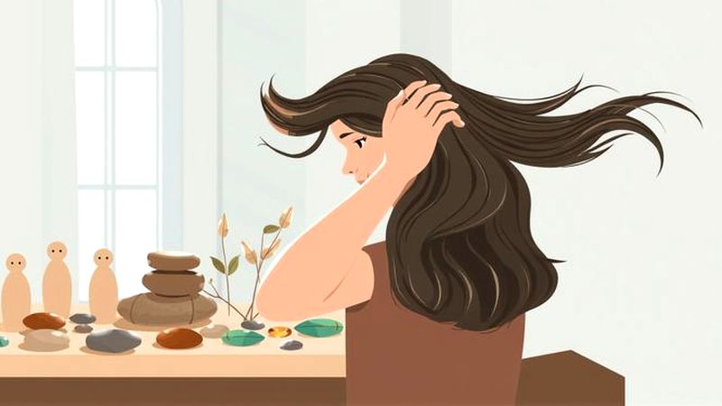 Mujer esculpe belleza en un entorno sereno