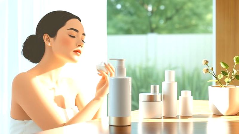 Belleza serena en un baño minimalista