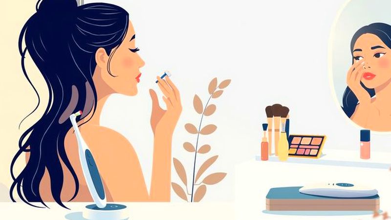 Belleza serena en un baño minimalista