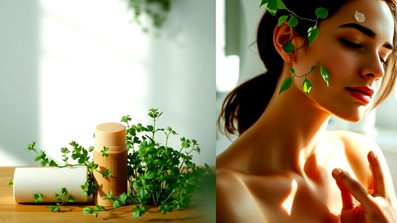 Una mujer se cuida suavemente y en paz