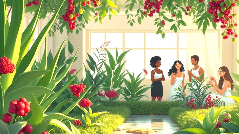 Un santuario sereno inspira bienestar y juventud