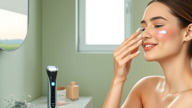 Belleza serena en un baño minimalista