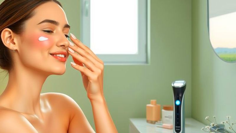 Belleza serena en un baño minimalista